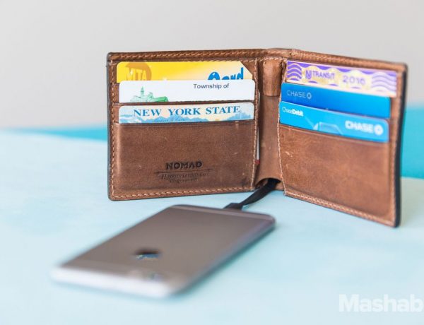 billetera cargador smartphone loqueva