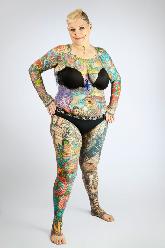 la mujer mas tatuada del mundo guinness foto por Al Diaz