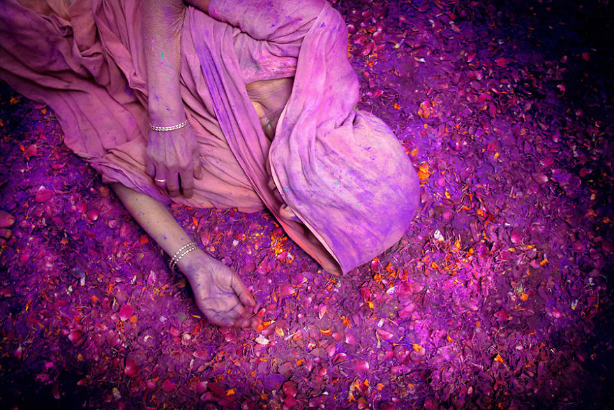 13 Celebraciones de Holi en Vrindavan, India