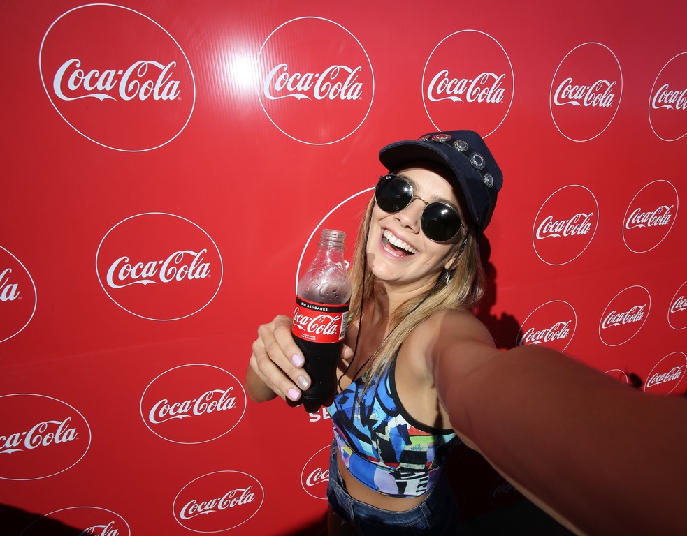 Natalie Pérez se presentó por primera vez como solista en el Coca-Cola Point en Mar del Plata