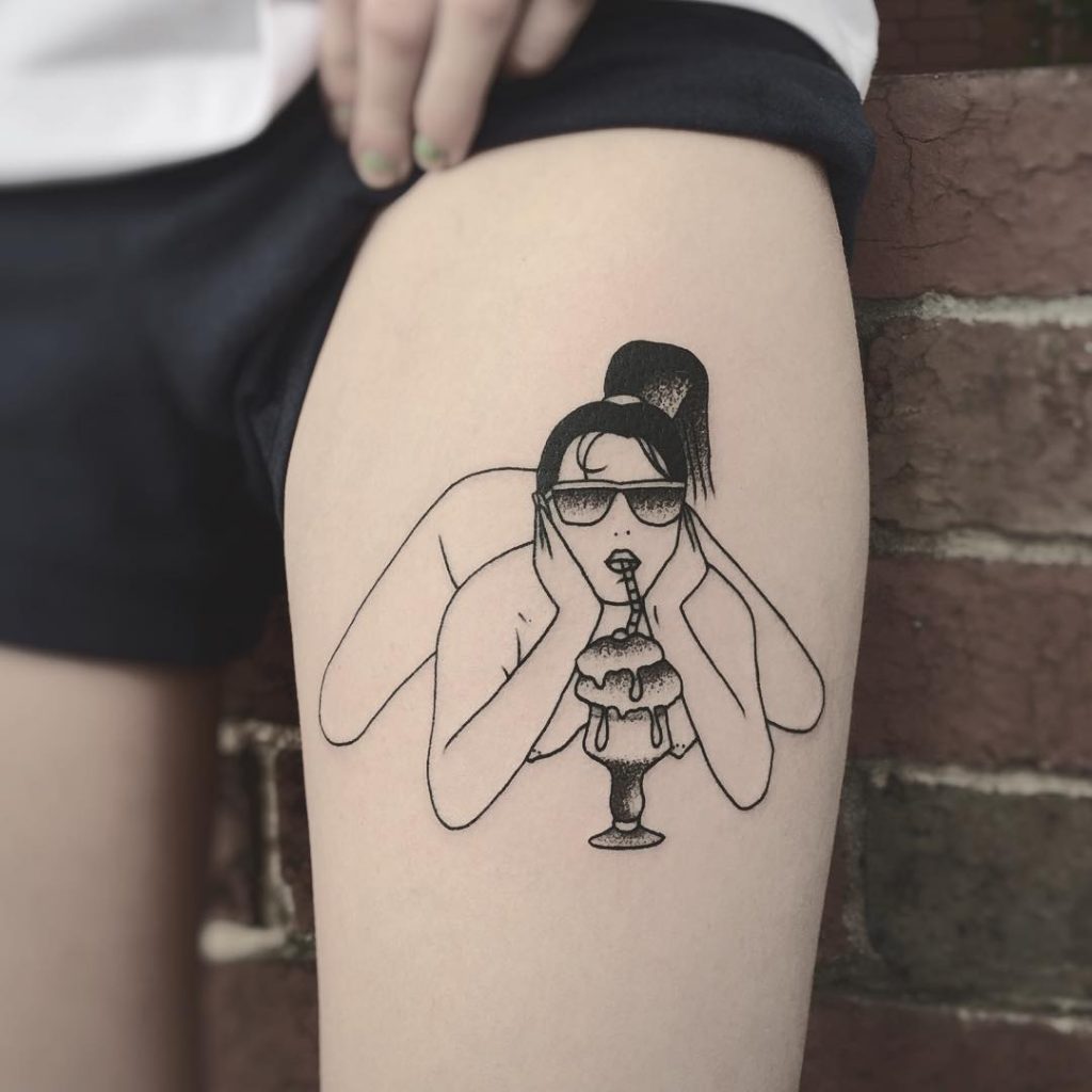 tatuajes en blanco y negro por Charley Gerardin (15)