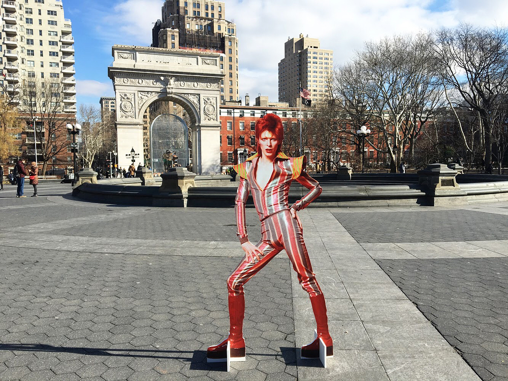 David Bowie invadió una estación de subte de Nueva York (14)
