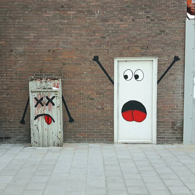 Street Art by OakOak loqueva