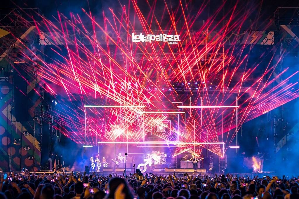 The Killers en la última edición del festival con un juego de luces imponente