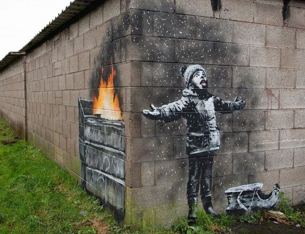 Un nuevo grafiti de Banksy