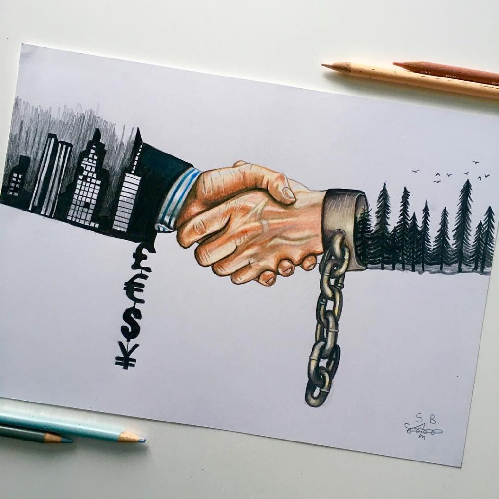 Ilustraciones sobre las redes sociales Ilustraciones sobre las redes sociales