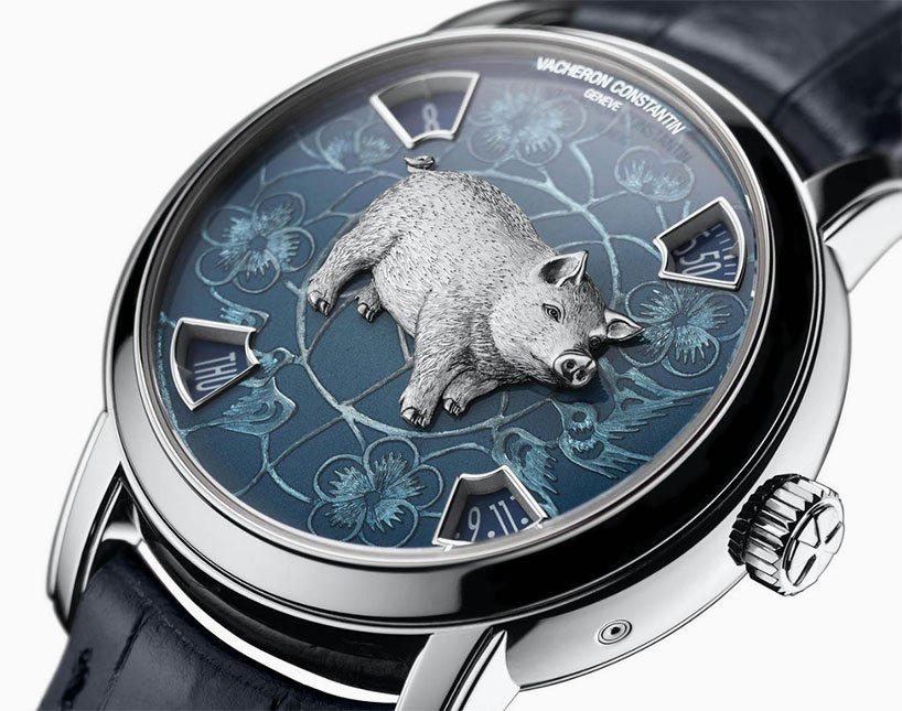 El fabricante de relojes y relojes de lujo suizo Vacheron Constantin y esta edición de platino.