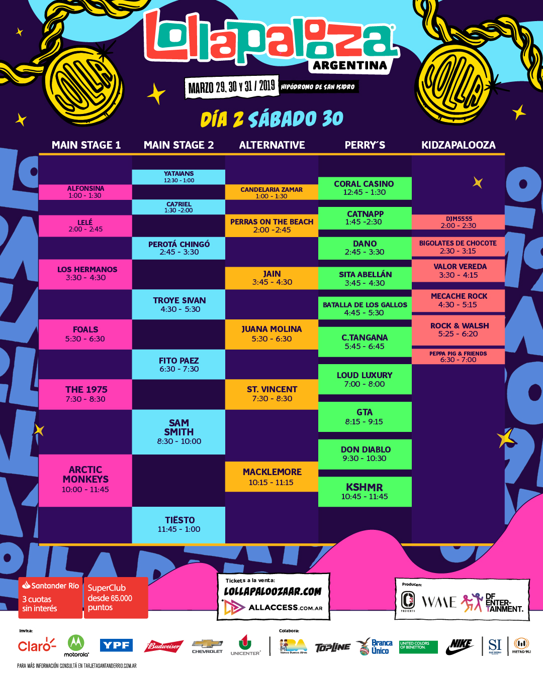 Lollapalooza 2019 sabado 30