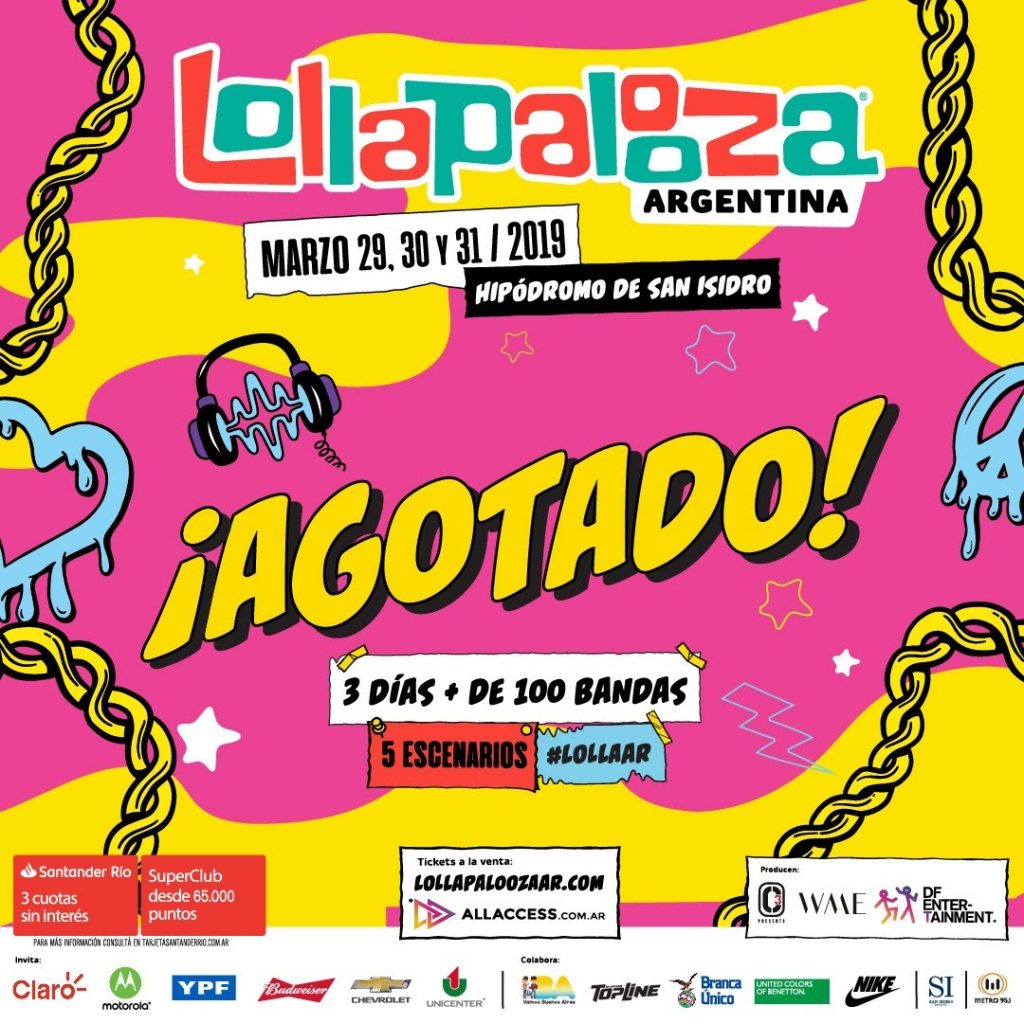 lollapalooza 2019 sold out