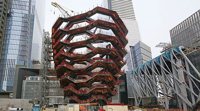 Vessel edificio Nueva York Hudson Yards loqueva