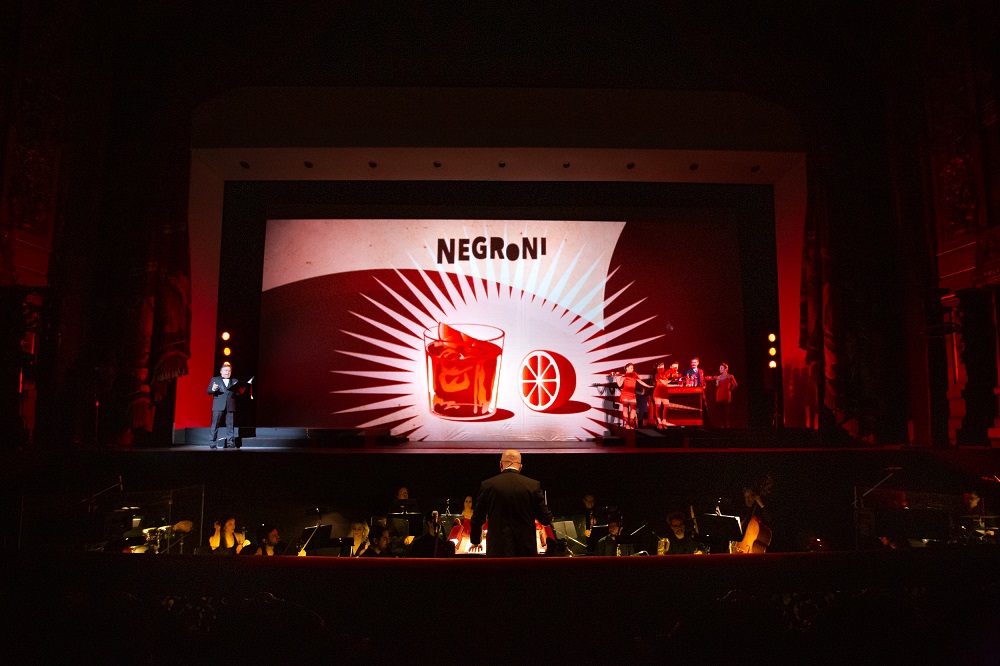 Campari celebró los 100 años del negroni en el teatro colon