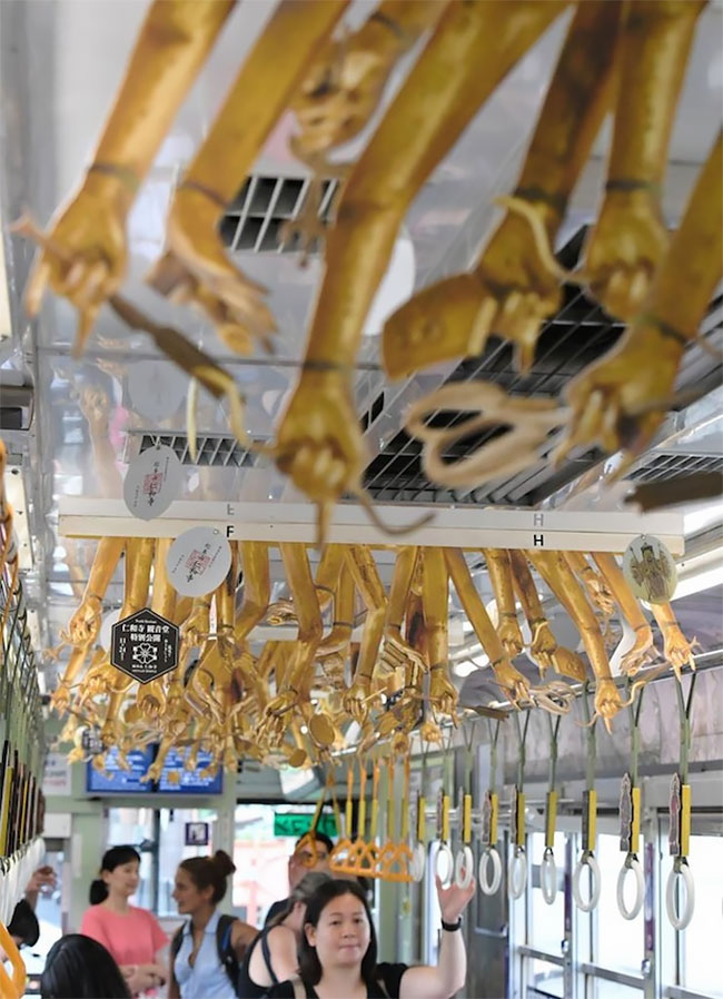 Kyoto tren decorado brazos Kannon (4)