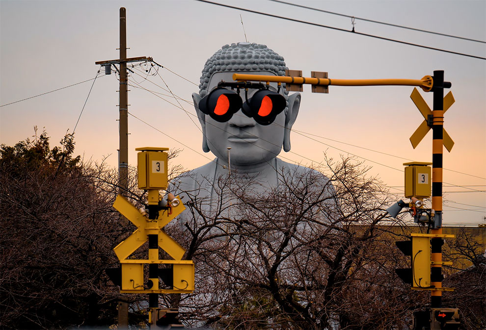 El Gran Buda en Japón está cada vez más canchero (1)