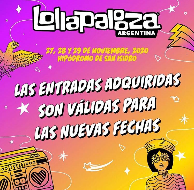 Lollapalooza Argentina reprogramó su séptima edición para noviembre (1)