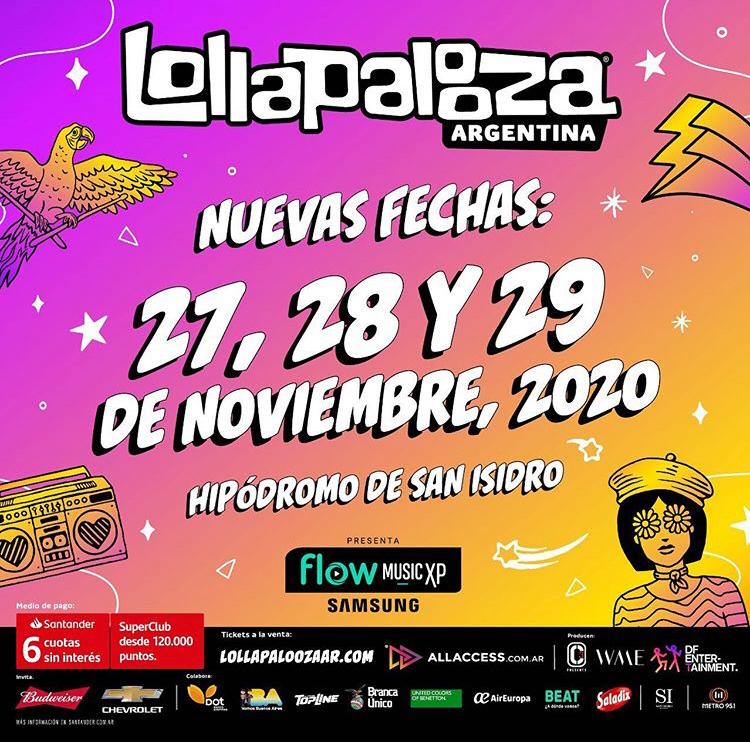 Lollapalooza Argentina reprogramó su séptima edición para noviembre (2)