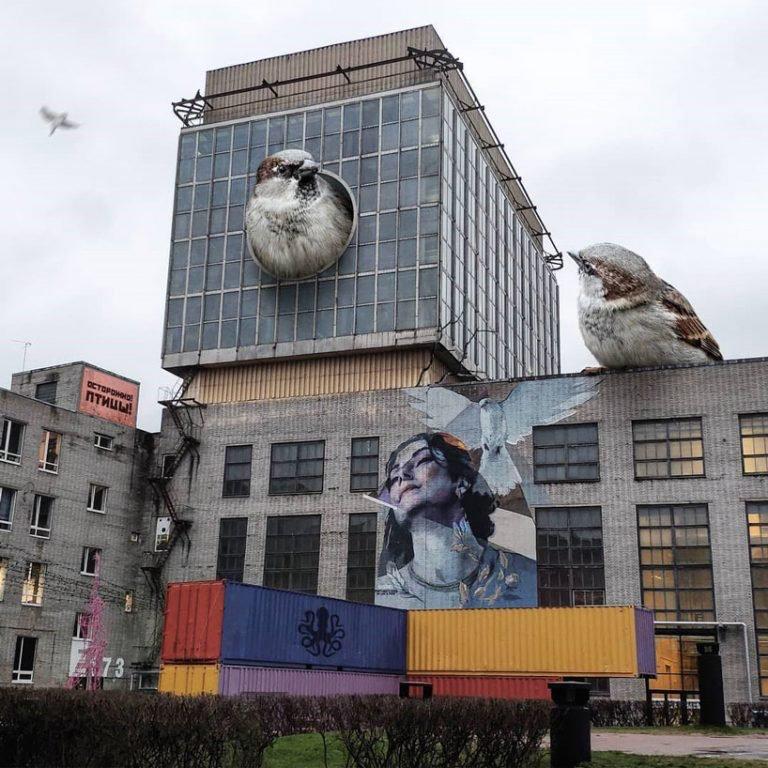 Animales gigantes invaden las calles en estas imágenes de Vadim Solovyov (8)