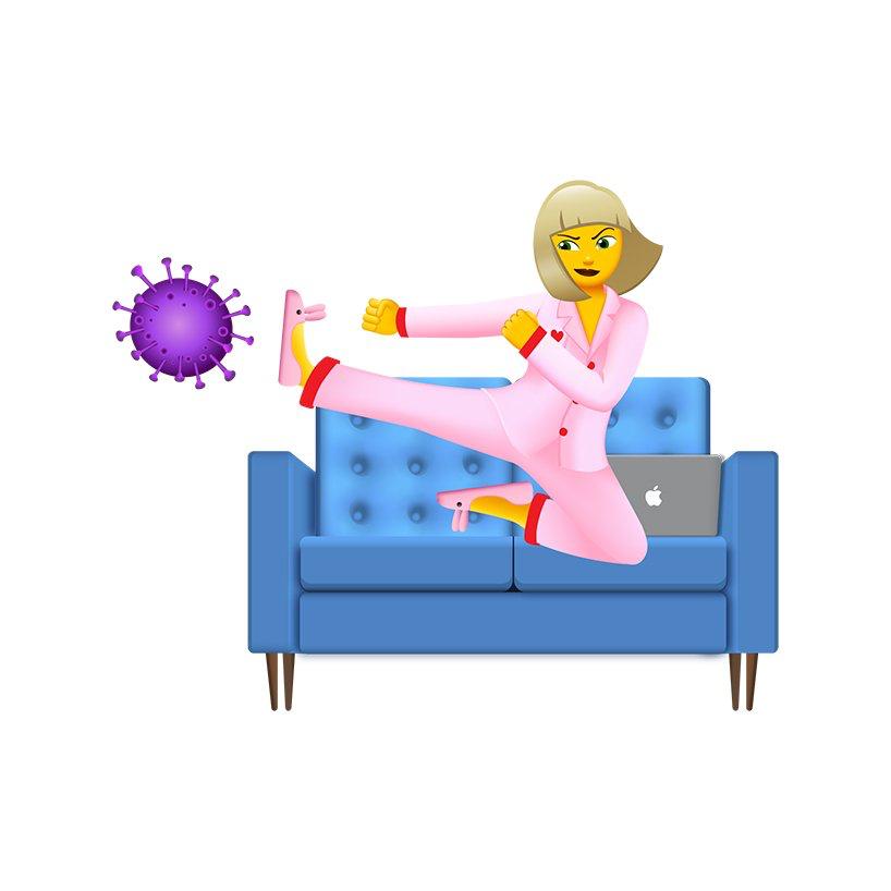 Emojis del Coronavirus, aislamiento y home office, listos para descargar estudio &Walsh (8)