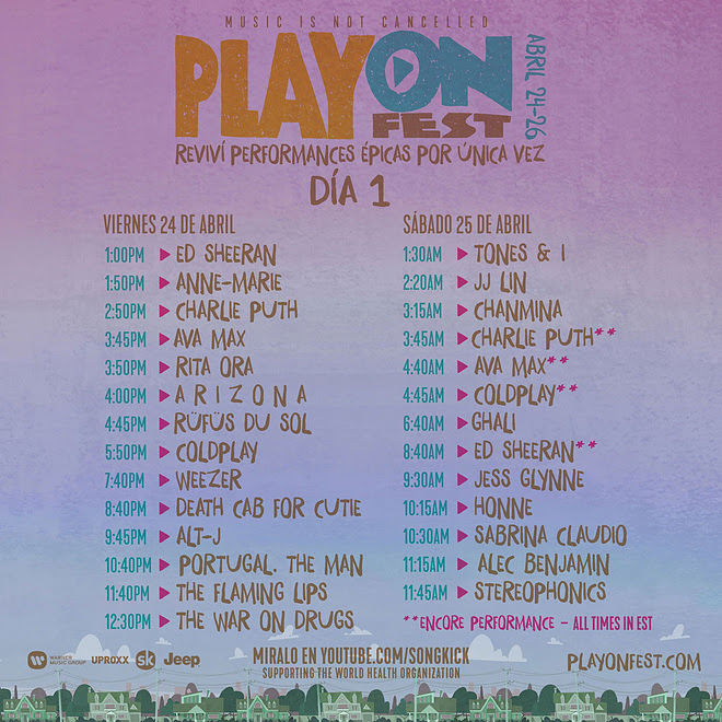 PlayOn Fest, un festival de música virtual para combatir el COVID-19 (2)