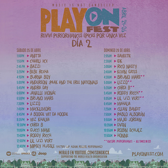 PlayOn Fest, un festival de música virtual para combatir el COVID-19 (3)