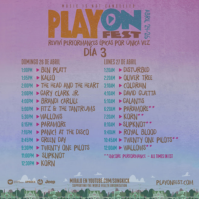 PlayOn Fest, un festival de música virtual para combatir el COVID-19 (4)