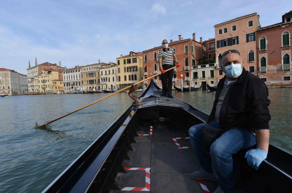 venecia regresan gondolas vacias coronavirus fotos AFP 6