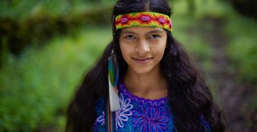 Ayakcihuatl, (Abuela Niña), Chamana Nahuatl de 13 años