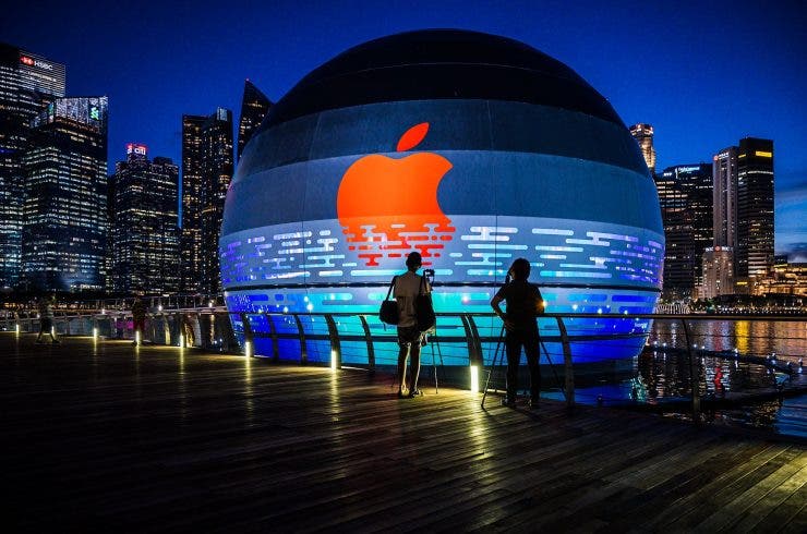 apple abre su primera tienda flotante en Singapur (1)