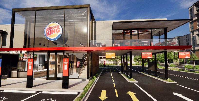 Burger King presenta su local del futuro con diseño post-pandémico sin contacto (1)