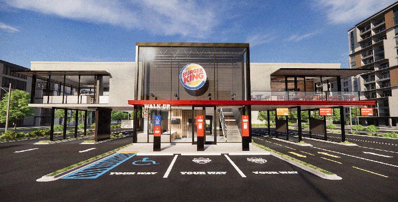 Burger King presenta su local del futuro con diseño post-pandémico sin contacto (2)