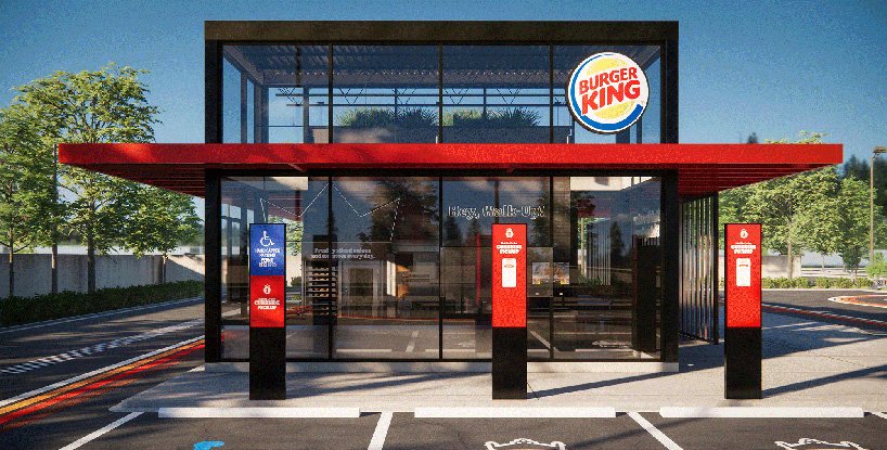 Burger King presenta su local del futuro con diseño post-pandémico sin contacto (6)