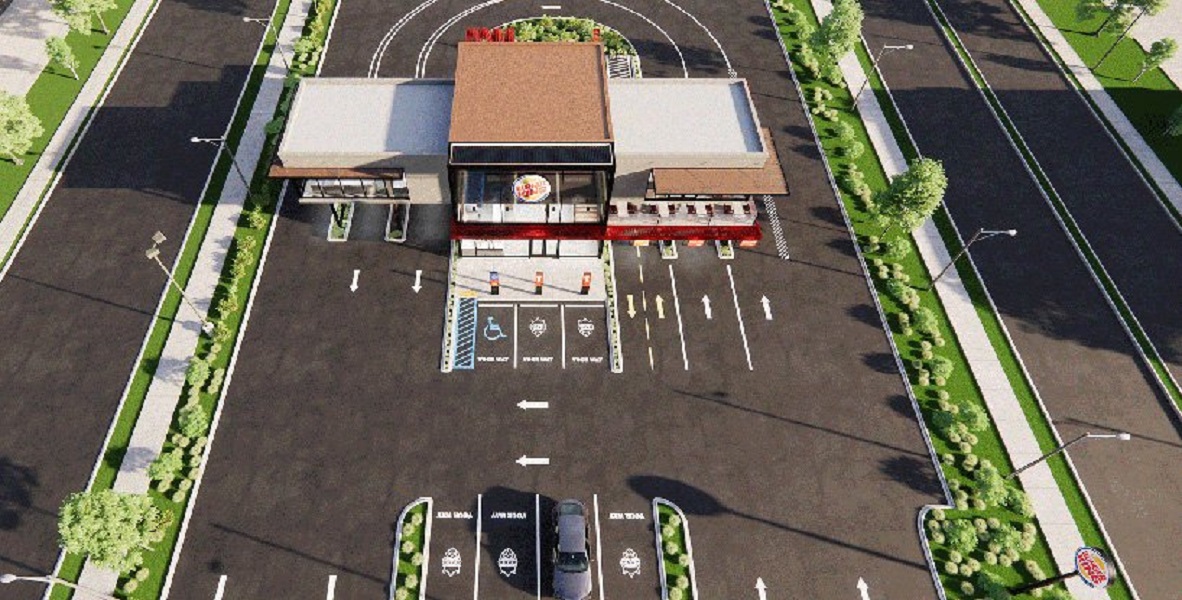 Burger King presenta su local del futuro con diseño post-pandémico sin contacto (8)