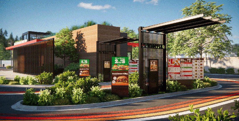 Burger King presenta su local del futuro con diseño post-pandémico sin contacto (9)