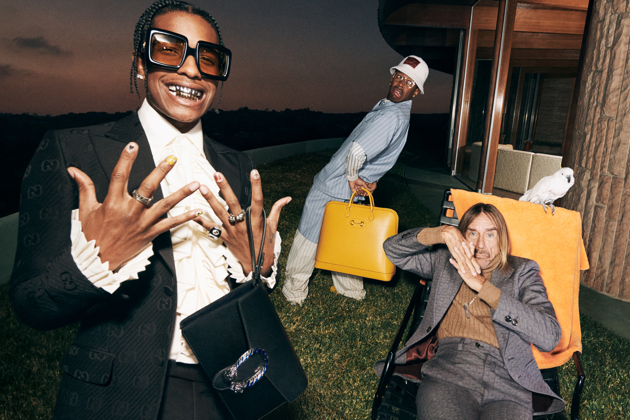 Iggy Pop, Tyler The Creator y A$AP Rocky en la última campaña de Gucci (2)
