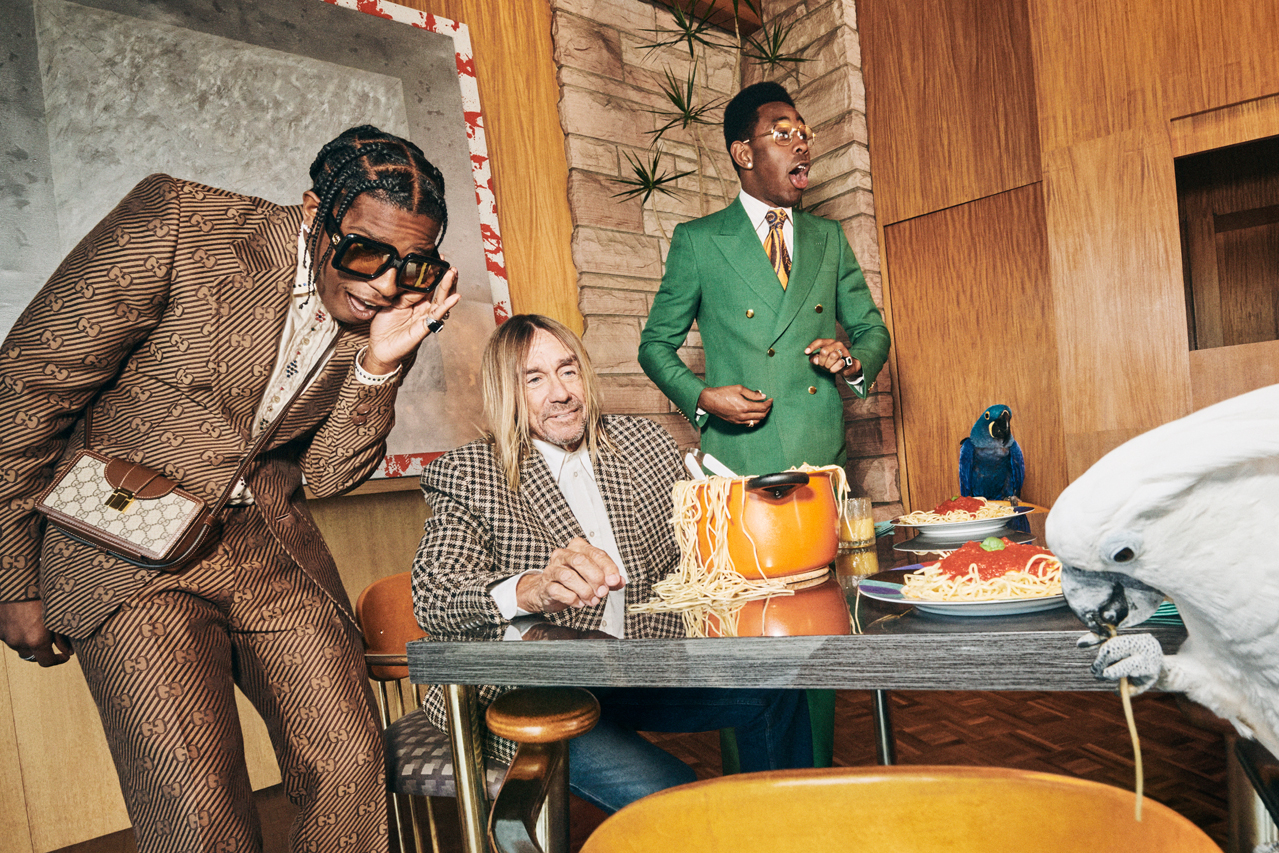 Iggy Pop, Tyler The Creator y A$AP Rocky en la última campaña de Gucci (3)