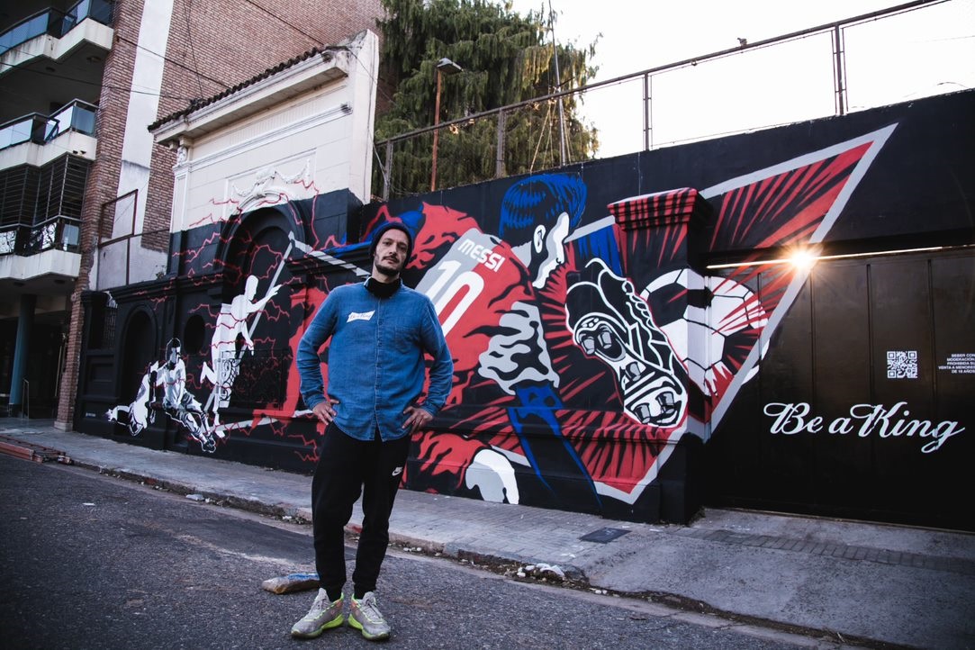 Budweiser rinde homenaje a Lionel Messi con murales en distintos puntos del país Rosario
