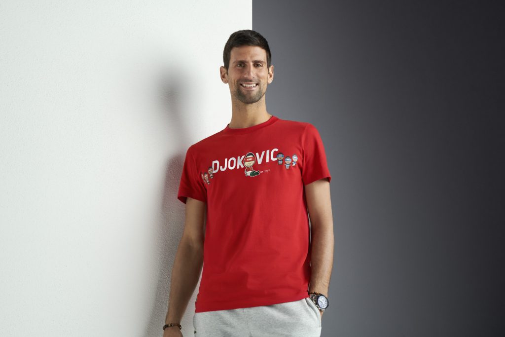 Lacoste presenta una colección única con la imagen de su jugador estrella Novak Djokovic (1)