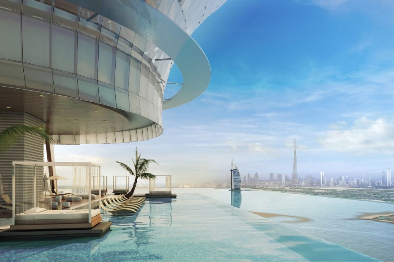 Aura Skypool: la pileta infinita más alta del mundo está en Dubai